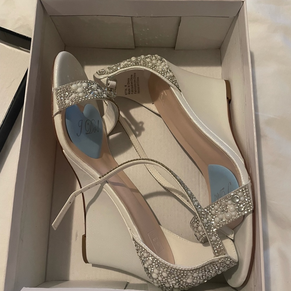 Beautiful formal/wedding wedges